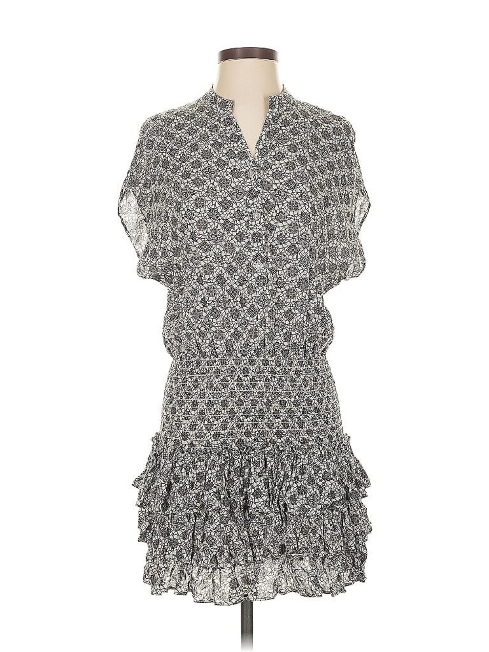 We're All Pretty Girls Black & White Mini Dress - Size S